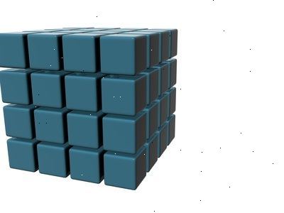Hur nybörjare kan lösa en Rubiks kub. Gör ett kors bestående av fem rutor av samma färg.